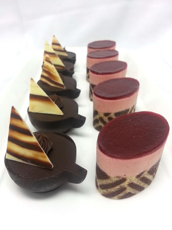 Chocolate Cup. Strawberry Mousse