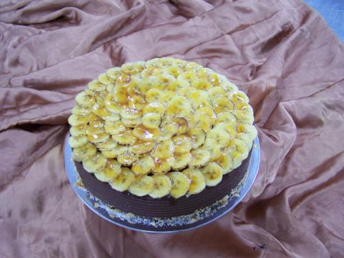 Caramelised Banana & Chocolate Cake